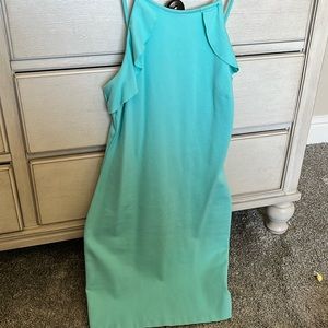 Medium turquoise dress from Nordstrom Rack. Used but in excellent condition.